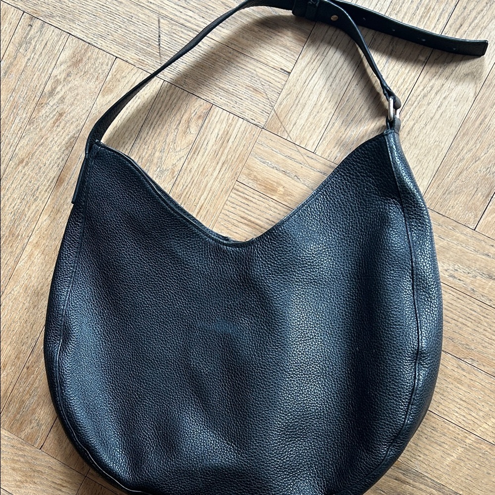 Banana Republic Sleek Black Hobo Bag